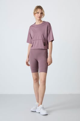 Hochtaillierte Sport-Leggings Shorts