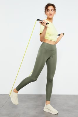 Hochtaillierte Slim-Fit Leggings