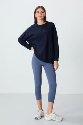 Hochtaillierte Capri-Leggings