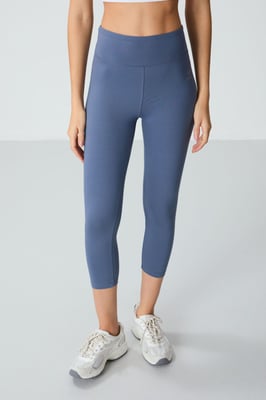 Hochtaillierte Capri-Leggings