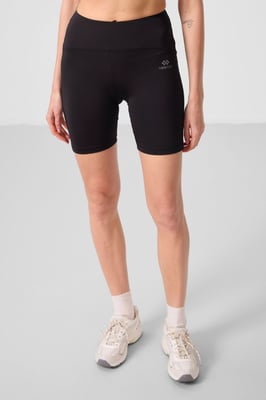 Kurze Hochbund-Sportleggings