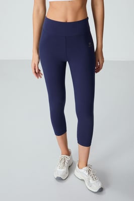 Hochtaillierte Capri-Leggings