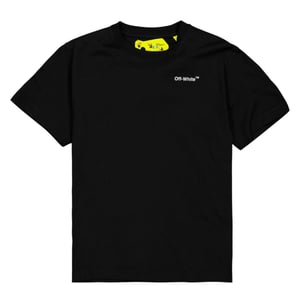 Off White - "Industrial" T-Shirt für Jungen, Baumwolle (Schwarz)