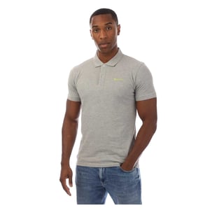 Aquascutum - Poloshirt für Herren, Regulär, kurzärmlig (Hellgrau meliert)