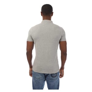 Aquascutum - Poloshirt für Herren, Regulär, kurzärmlig (Hellgrau meliert)