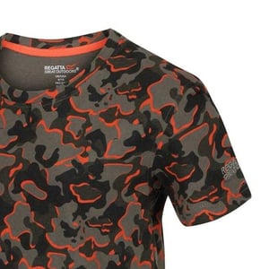Regatta - T-Shirt für Kinder (Grün Tarnmuster)