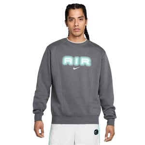 Nike - "Air" Sweatshirt für Herren, Rundhalsausschnitt, leger, Langärmlig (Eisengrau)