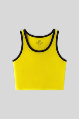 Rippenshirt ohne Ärmel
