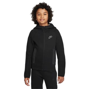 Nike - Hoodie mit durchgehendem Reißverschluss für Kinder, Fleece (Schwarz)