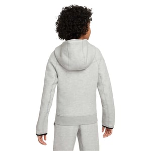 Nike - Hoodie mit durchgehendem Reißverschluss für Kinder, Fleece (Grau/Schwarz)