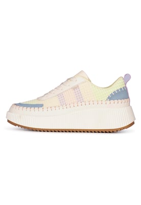 Sneaker "COCO" in Beige mit Kombination