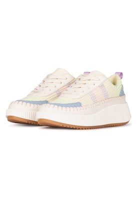 Sneaker "COCO" in Beige mit Kombination