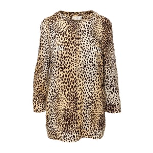 Valentino Miss V Top mit Leopardenmuster – 90er