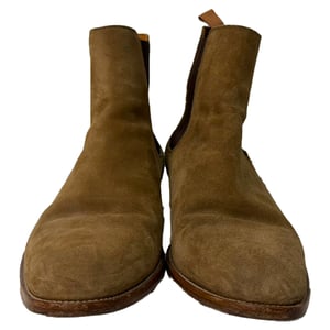 Saint Laurent Wyatt Chelsea Stiefeletten aus braunem Wildleder