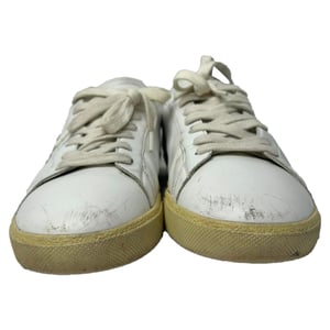 Saint Laurent Court Classic SL/06 Sneaker aus weißem Kalbleder