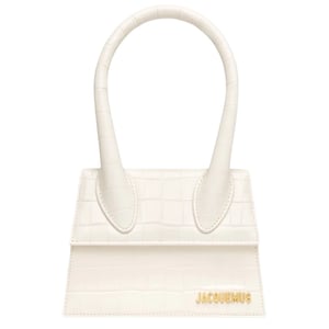 Jacquemus Le Chiquito Moyen Elfenbeintasche