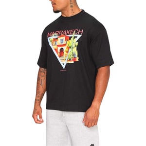 Rose London - "Marrakech" T-Shirt für Herren, Schwer (Schwarz)