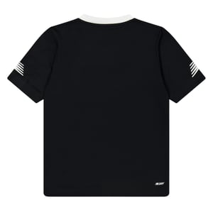New Balance - T-Shirt für Herren/Damen Unisex, V-Ausschnitt, Athletisch, Regulär (Schwarz)