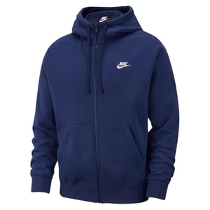 Nike - "Sportswear Club" Hoodie mit durchgehendem Reißverschluss für Herren (Marine)