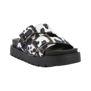 Buffalo Raya Ari Damen Schwarze Sandalen