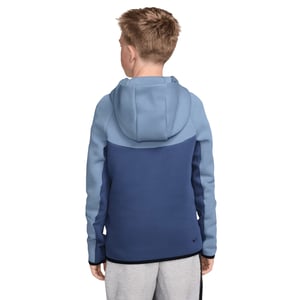 Nike - Hoodie mit durchgehendem Reißverschluss für Kinder, Fleece (Blau)