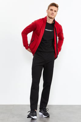 Herren Sweatshirt mit Reißverschluss und Hose Set