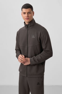 Herren Langarm-Zip Sweatshirt und Hose Set