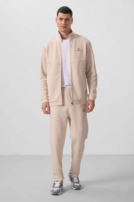 Herren Langarm-Zip-Sweatshirt und Hose Set