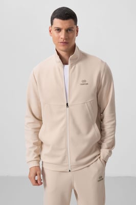 Herren Langarm-Zip-Sweatshirt und Hose Set