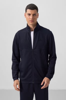 Herren Langarm-Reißverschluss Sweatshirt und Hose Set
