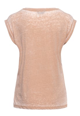 Queen Kerosin Damen Enzym Wash T-Shirt Heartbreak Garage