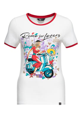 Queen Kerosin Damen T-Shirt Rome for Lovers