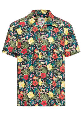 King Kerosin Herren Hawaiihemd