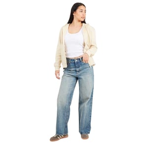 Brave Soul - Sweatjacke für Damen (Steinfarben)