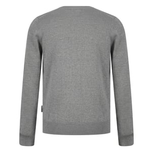 Lyle & Scott - "Merrick" Pullover für Herren, V-Ausschnitt, Jerseyware (Grau meliert meliert)