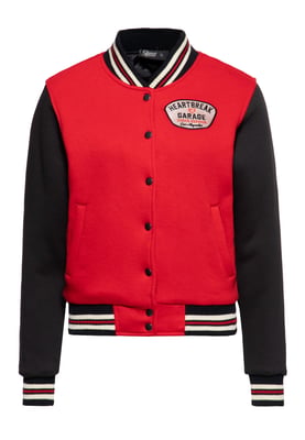Queen Kerosin Damen College Jacke Heartbreak Garage