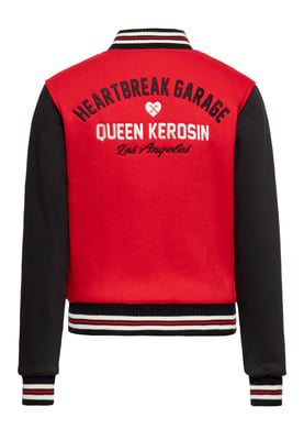 Queen Kerosin Damen College Jacke Heartbreak Garage
