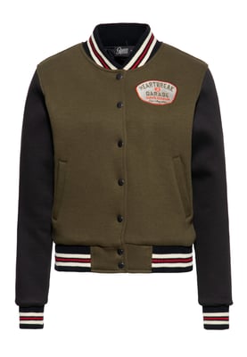 Queen Kerosin Damen College Jacke Heartbreak Garage