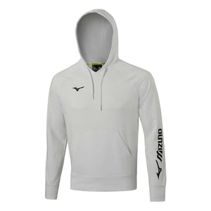 Mizuno - Kapuzenpullover für Damen, Regulär (Grau meliert meliert)