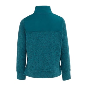 LA Gear - Sweatshirt für Damen, mit halbem Reißverschluss (Grün)