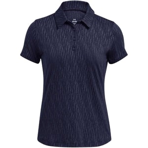 Under Armour - "Playoff 3.0" Poloshirt für Damen, Jacquard (Blau)