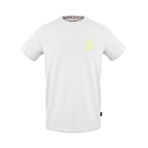 Aquascutum - T-Shirt für Herren, Rundhalsausschnitt, Jersey (Weiß)