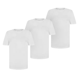 Boss - T-Shirt für Herren, Rundhalsausschnitt (3er-Pack) (Weiß)
