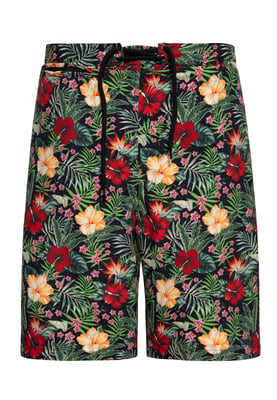King Kerosin Herren Badeshorts Hibiscus