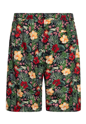King Kerosin Herren Badeshorts Hibiscus