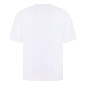Off White - T-Shirt für Herren/Damen Unisex, Baumwolle, Regulär (Weiß/wahres Blau)