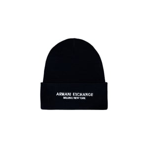 Armani Exchange Blaue Polyester-Mütze (Baseballmütze)