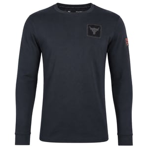 Under Armour Project Rock Schwergewichts Herren Schwarz Oberteil