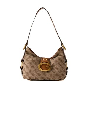 Guess Umhängetasche Latte Logo/Cognac