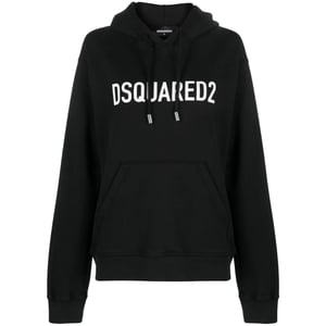 Dsquared2 Cool Fit Markenlogo Schwarzer Hoodie